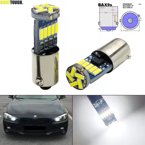 Xenon White H6W Bax9S LED Canbus Bulbs Sidelight Bright No Errors For BMW F30 F31 F34 320d 320i 328i