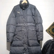 Puma down jaket sleeping bag bulu angsa dark grey