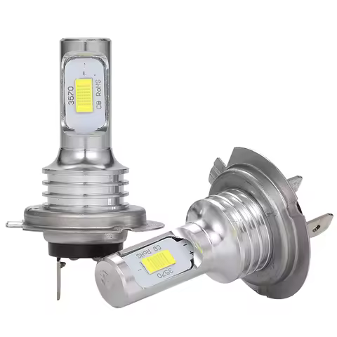 2Pcs H7 CSP Mini H4 LED H1 H11 Car Headlight Bulbs H8 HB3 HB4 9005 9006 Led 80W 20000LM 6000K 12V 24