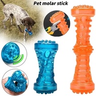 Pet Molar Stick Durable Dog Chew Toy Dumbbell Shape, with Sound Toothbrush Design, Used for Puppy De