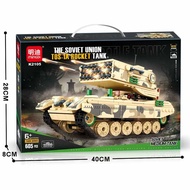 Mindy Leopard 2A7 xe tăng chiến đấu chủ lực lắp ráp quân sự khối xây dựng tương thích với Lego DIY đ