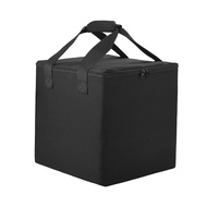 Vinyl Record Storage Bag for 12-Inch Records Portable Carrying Case Organizer Bag with Handle Holds 