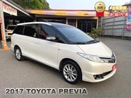 2017年豐田 PREVIA 白 豪華版 2.4 全景天窗、第三排座椅、電尾門、電滑門、摸門、I-KEY