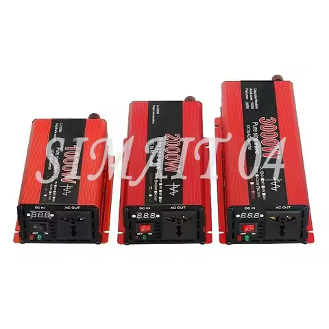 Inverter 12V 24V 48V 60V 72v To 110V 220V Dc To AC Inverter 1KW 3KW 5KW 6KW 8KW 10KW 12KW Pure Sine 