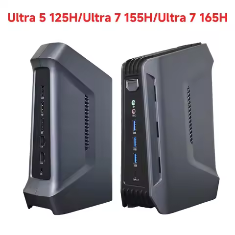 SZBOX F12 Intel Core Ultra 5 125H Ultra 7 155H/165H Mini PC DDR5 2.5G LAN Thunderbolt 4 WiFi BT Desk
