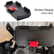 New Phone Holder Wireless Charger For BMW R1300GS R1300 GS R 1300 GS r1300gs Motorcycle Mount Fast U