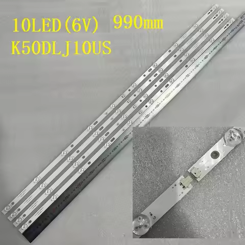 LED Strip 10LED For MASIMO LE-50FS ROJEM HBTV-50K5S TD K50DLJ10US D50-M30 JS-D-JP50DM-101EC A101EC R