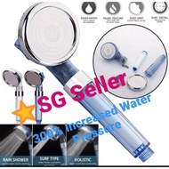🌟 SG Seller 3 Modes Purifying Anion Showerhead With Filter Handheld High Pressure Shower head