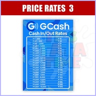 ◲ ✓ GCash Cash-in Cash-out Rates Signage