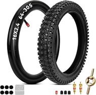 EOPOAYI 16x2.4 Tires and Inner Tube Set Replacement for Razor MX650 MX500 SX500 Mcgrath Dirt Rocket