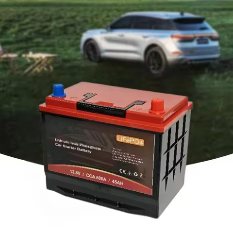 12.8V 100AH 1200CCA Auto Start Stop Car Battery Deep Cycle LiFePo4 Battery 75AH 1000CCA 45AH 800CCA 