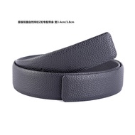 High-End Quality Original togo Leather Natural Dropped First Layer Cowhide Belt Width 3.4/3.8cm