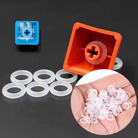 130PCS Clear Rubber O Ring Sealing gasket Switch Dampeners - Perfect for Mechanical Keyboards & Cher