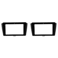 (ERNG) 2X 2 Din Car Radio Fascia for J5 2009-2014 DVD Stereo Frame Plate Adapter Mounting Dash Insta