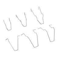 6Pcs Car Bulb Clip Stainless Steel Scratch Resistant Headlight Retainer Spring Clip for H1 H3 H4 H7 