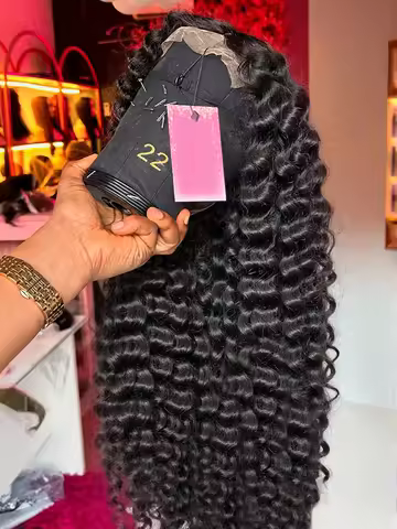 200 Density 13x6 Hd Lace Frontal Wig Loose Waves Wig Human Hair Brazilian Loose Deep Wave Wig Curly 