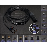 CANARE anti-interference coated OFC copper headphone wire - Connector Sennheiser HD650 HD600 HD660s 
