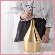   Ceramic Vase Elegant Design Tall Electroplate Gold Color Modern Simplicity Flower Vase for Home