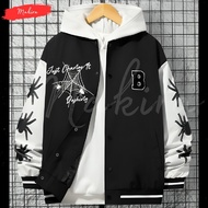 Boys' Hooded Sweater Jacket Hodie Jacket Bomber Varsity Latest Baseball Beanie Ages 1-16 Years Kinde