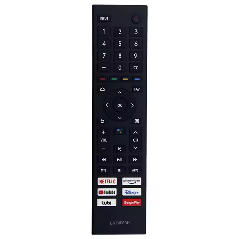 Compatible with Hisense TV A6 series 43A 50A 55A 70A 75A6A 50U6G 55U 65U remote control ERF3F80H spa