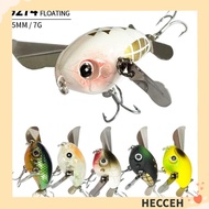 HECCEH Cicada Lure, Floating Body 45mm Length Cicada Fishing Lure, Professional Grade 7g Weight Micr