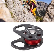 GOGOUGO Single Pulley, Aluminum Fixed Side Plates Bearing Pulley,  Teardrop Shape Roller Bearing Hig