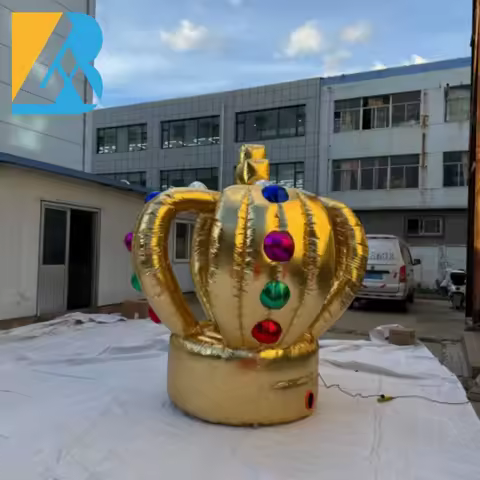 Personalised Large Blow up Royal Crown Design for Royal Theme Party Toys