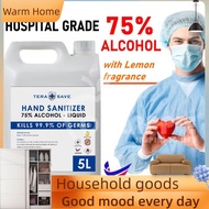 Disinfection supplies ❀MSIA STOCK SANITIZER LIQUID 5L - 75 ALCOHOL CLINICAL GRADE MULTI PURPOSE✬