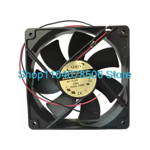 For 12025 AD1212LB-A70GL DC12V 0.24A 12CM 2 Wire, Fan