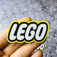 Super Beautiful UV DTF Printed LEGO Letter Sticker, Size 9 Cm Decorative Sticker for Cars, Hats, etc