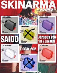 SKINARMA Saido 螢光透明防摔保護殼Airpods Pro 1/2 case