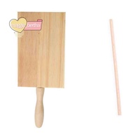 Italian Gnocchi Board Wood Kitchen Baking Tool Pasta Maker Professional