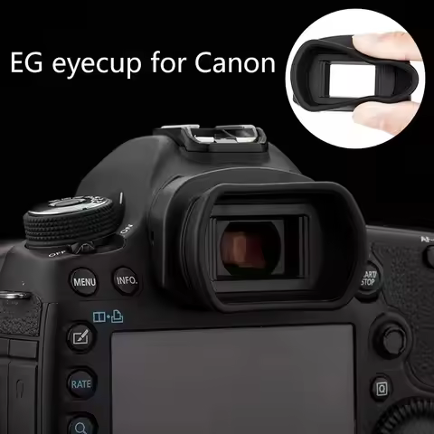 EG Silicone Camera Viewfinder Eyepiece Eyecup For Canon EOS 5DM4 5DM3 5DS 5DSR 7DM2 7D EOS 1DX Mark 