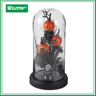 Dark Halloween Decor Creepy Halloween Table Decor Spooky Halloween Decor Light-up Eternal Black Rose