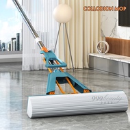 ไม้ม็อบ ด้ามสแตนเลส พร้อมผ้าไมโครไฟเบอร์ 1 ผืน Spin Mop ใช้ได้กับถังน้ำและถังปั่น ไม้ถูพื้นฟองน้ำ J360