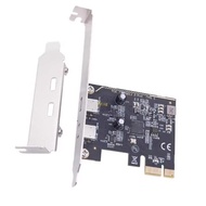 BT PCIE Type C Card PCIE X1 to 2 Port USB C Adapter HUB PCIE USB 3 2 Gen1 5Gbps Expansion Card ASM10