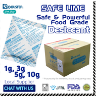 O-BUSTER Sakamoto Safe Lime / Food Grade Desiccant / Dehumidifier / Silica Gel / Penyerap Kelembapan
