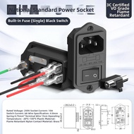 kuicc | Single Fuse Triple AC Power Socket 10A 250V