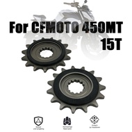 Front Chain Sprocket Motorcycle Accessories 520 Chain Gear 15 Teeth  For CFMOTO 450MT 450 MT MT450 M