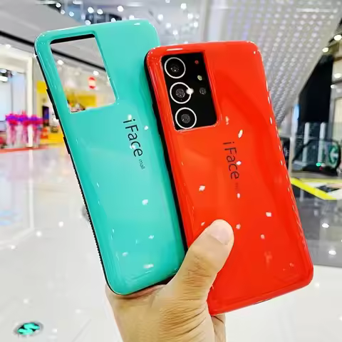 IFace Mall Luxury Glossy Phone Case for Samsung Galaxy Note 20 Ultra Shockproof Case for Samsung Gal