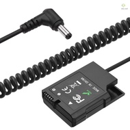 (Docooler)Andoer EP-5A EN-EL14 Dummy Battery Pack DC Coupler Connector Spring Cable Battery Replacem