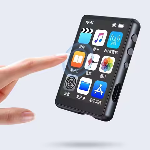 MP3 MP4 Player Bluetooth 5.0 Music Stereo Speaker 2.4 inches Lossless Music Player Full Touch Screen