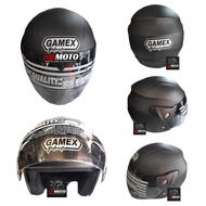 Helm Gamex Black Doft GMX2BLACKDOFT / Helm SNI / Helm Half Face / Helm Gaul / Helm Dewasa / Helm Bar