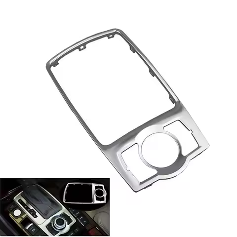 4F0864260A For Audi A6c6 2005-2012Front Console Frame Decoration Bezel MMI Shift Knob Fixed Frame Pa