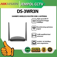 HIKVISION DS-3WR3N 300MBPS WIRELESS ROUTER 5DBI 2 ANTENNA