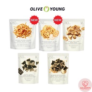 Olive Young Delight Project Low Calorie Seaweed Crackers /Crispy Sweet Rice /Pollack Skin /Soy Bean Mayo