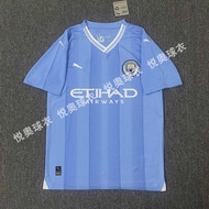 2025 23-24 Manchester City Home Jersey No. 9 Haaland No. 17 De Bruyne Foden Adult And Childrens Foot