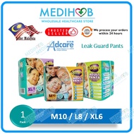 Adcare Adult Pamper Pants / Adcare Adult Pants / Seluar Lampin Dewasa [ M10 / L8 / XL6 ]