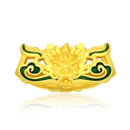 CHOW TAI FOOK 999 Pure Gold Charm with enamel - Dragon R33295