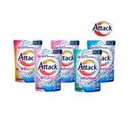 [Bundle Deal 4 Packs] Kao Attack Liquid Laundry Detergent Refill - Ultra Power/Colour/+Softener/Flora/+Perfume Fruity